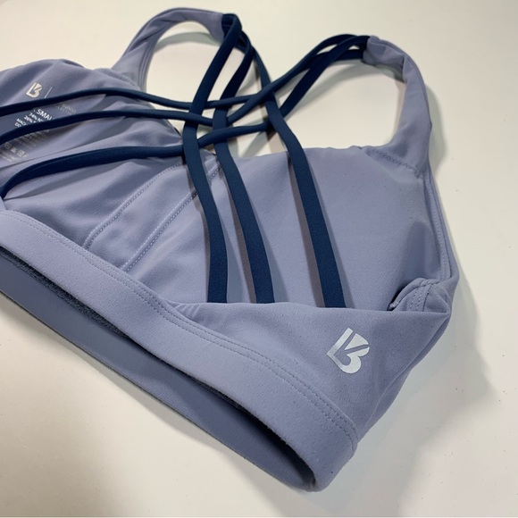 XS Buff Bunny “Namastay” Sports Bra Free Fallin Blue - Picture 8 of 15